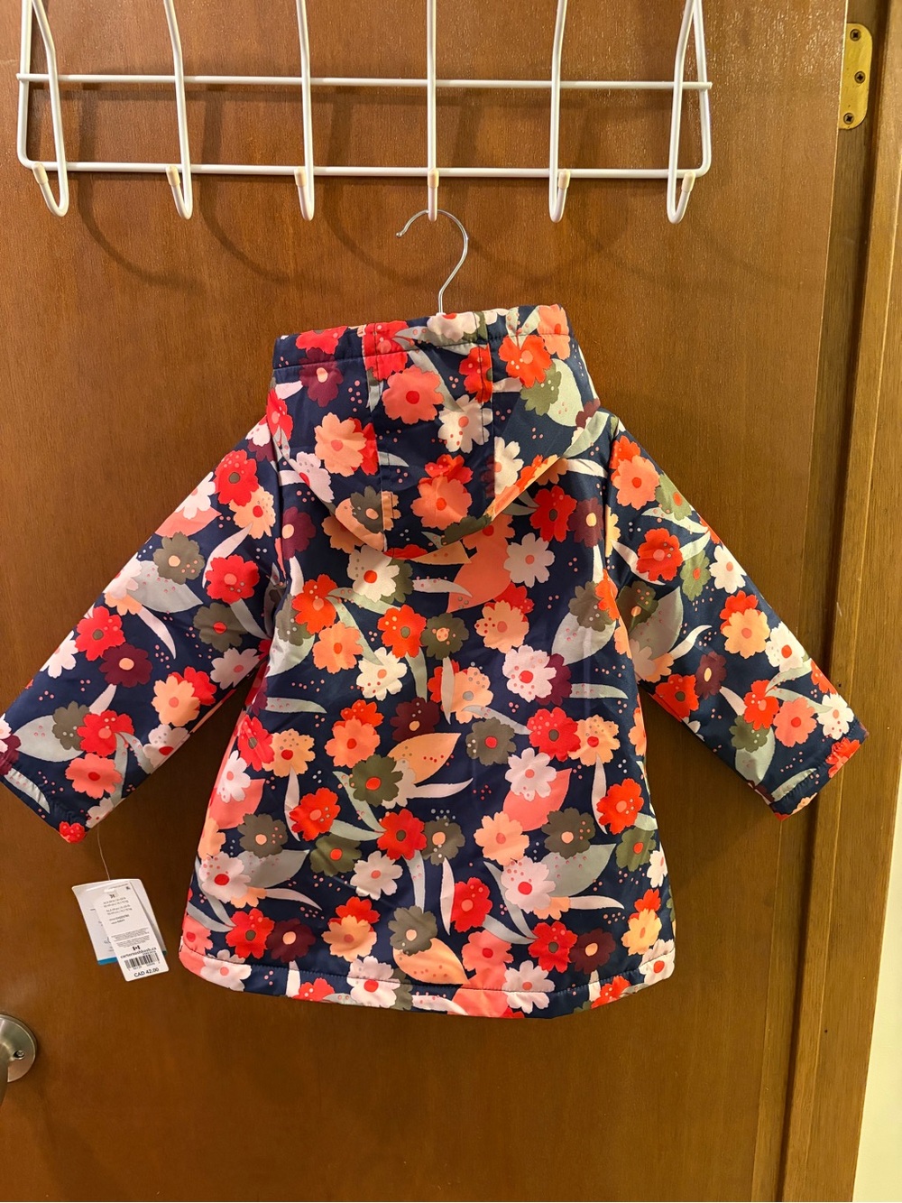 Kids Fleece Lined Rain Jacket - Picture 2 of 5